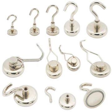 Customized Strong Holding Neodymium Magnet Magnetic Hooks OEM Industrial Pot Magnet