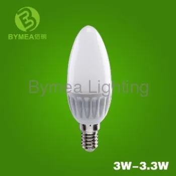 Popular High-efficiency led lighting led candle light led 3W E14 B22