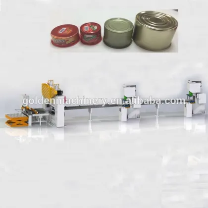 Automatic tinplate sardine can food production line
