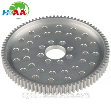 Customized robot spare parts aluminum hub gear
