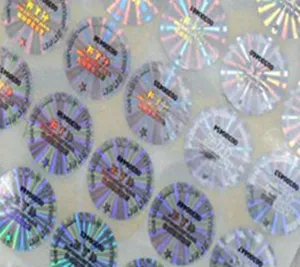 Anti-fake Hologram labels,Adhesive Hologram packing Sticker