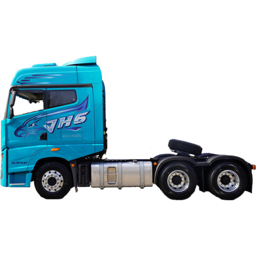 Camión tractor JH6 moderno construido para una capacidad de carga óptima