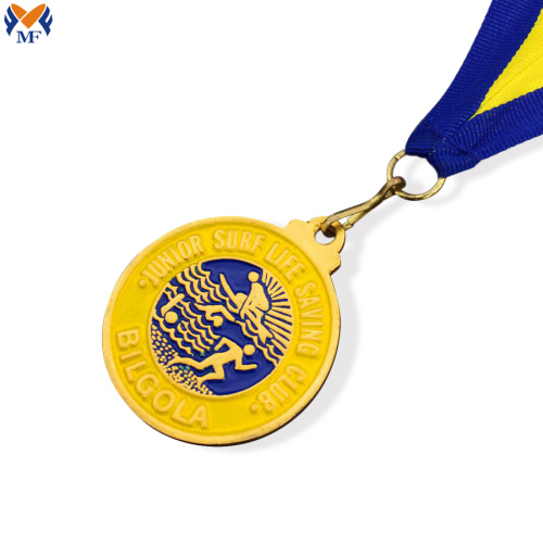 Medalhas redondas de design personalizado para vencedor