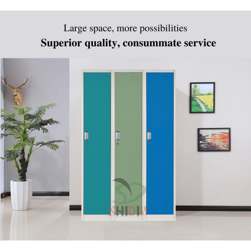 Single Compartment Wardrobe Locker Green