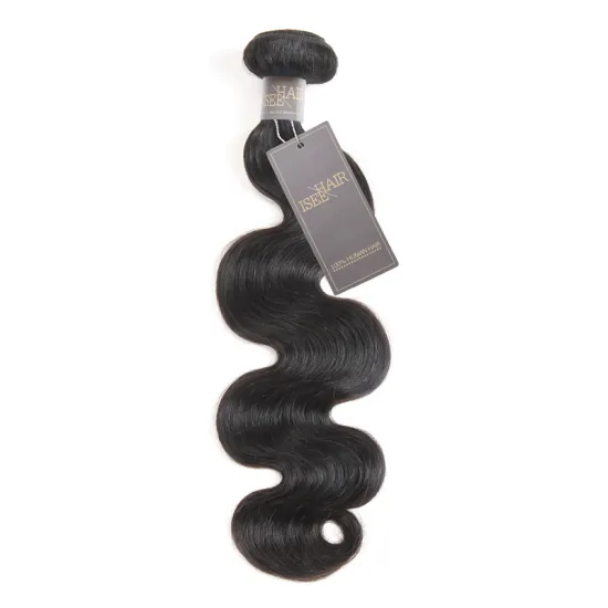 ISEE HAIR Aliexpress China Supplier, Indian 100%  Unprocessed Human Virgin Body Wave Hair Extension