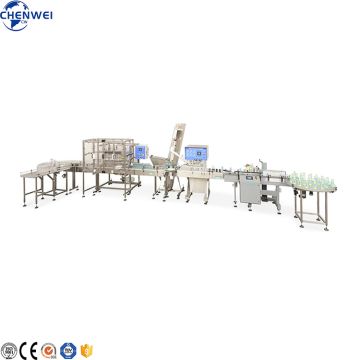 Automatic Liquid Detergent and Cream Filling Machine Line