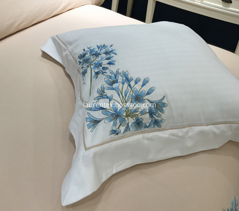 linencotton embroidery cushion