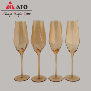 Ato vaso de vaso copa de cristal de cristal para el hogar copa de champán