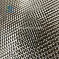 Sliver colored glitter carbon fiber hybrid fabric