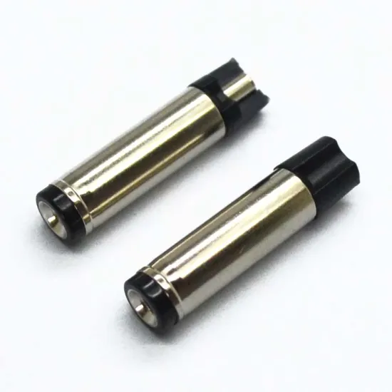 5.5mm x 2.5mm DV DC power plug black plastic factory direct selling