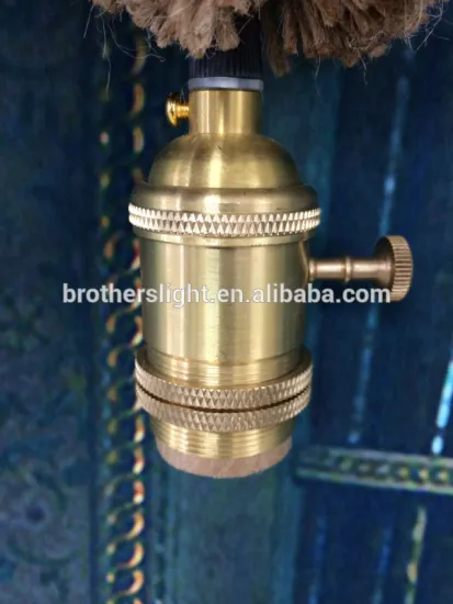 Copper/Brass lamp holder for edison bulb