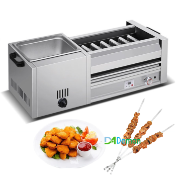 Stainless Steel Skewers and Kebab Machine for Gas Barbecue Grill