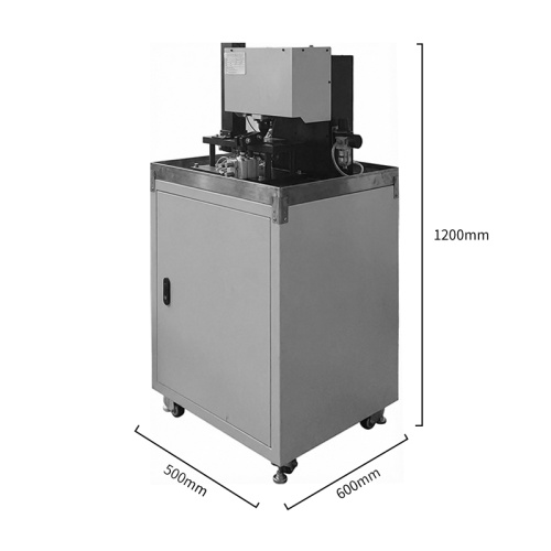 Máquina de escrita com carregamento automático para pentes-guia e lâminas de barbear