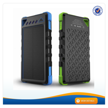 AWC088 Power Bank And Solar Charger Waterproof Shockproof Dustproof for Nokia Mobile 8000mAh Solar Charger Solar Charger 5V 2A