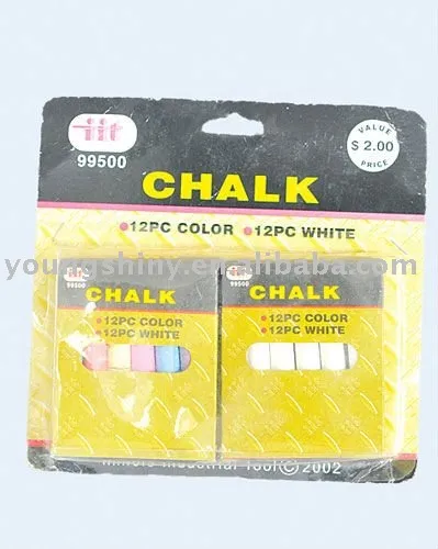 12-pc Color& 12-pc White Chalk Set