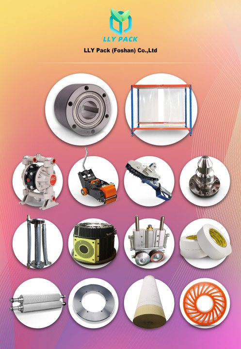 Printing Plate Rack, ARO Pump, SteelBrass Brush, lnk Filter, Doctor blades, Anvil Cover, Slotting Blade, Fiber Tape, Hanging Frame, PET Pre-strip With Film, Rbak Printing Cushion, Feeding Wheel Printing Plate Rack, ARO Pump, SteelBrass Brush, lnk Filter, Doctor blades, Anvil Cover, Slotting Blade, Fiber Tape, Hanging Frame, PET Pre-strip With Film, Rbak Printing Cushion, Feeding Wheel