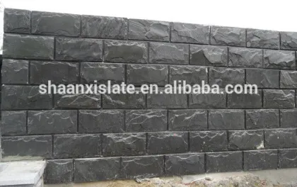 black stone natural mushroom face stone