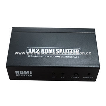 HDMI 1x2 Splitter, Supports 4kx2k, 3D, 1080p Resolution, Easy to Use and Best Price