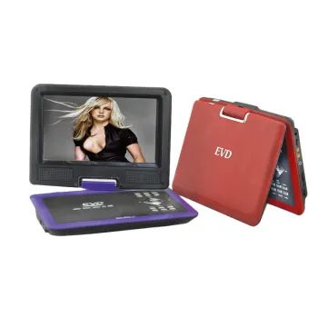 Low price 9 inch portable dvd player with digital tv tuner