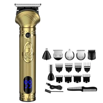 Metal Shell Detachable Beard Grooming Kit Hair Trimmer