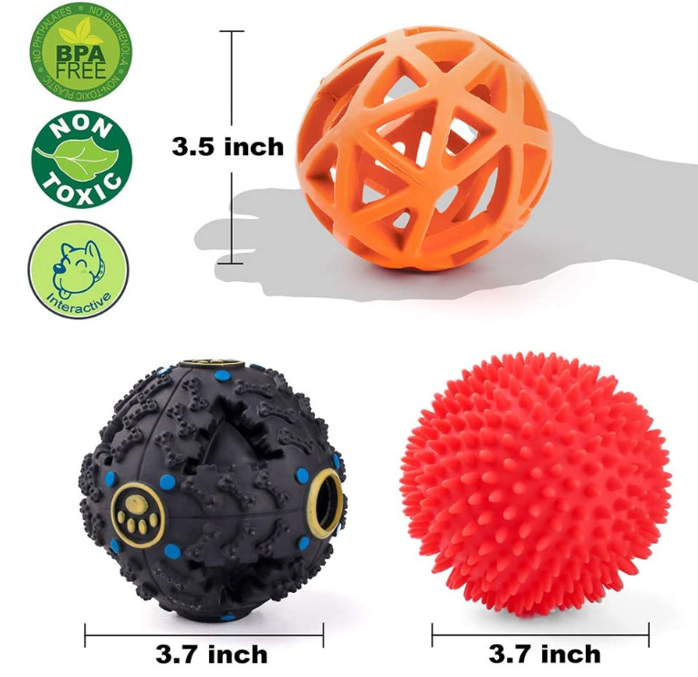 Dog Food Dispenser Toy Balls