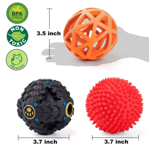 Dog Treat Dispenser Toy Ball