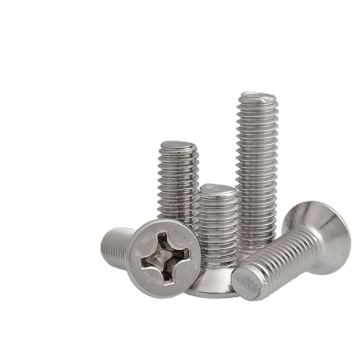 Hot Sale Countersunk Flat Head Zinc-Plated Screws with Cross Recess