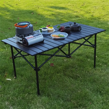 Vendre à chaud Table de camping en alliage en aluminium pliable extérieur pour pique-nique et barbecue