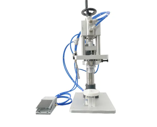 Semi-Automatic Pneumatic Perfume and Beverage Bottle Cap Crimping Machine