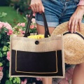 Хэллоуин Басылған Логотип Canvas Tote Ag