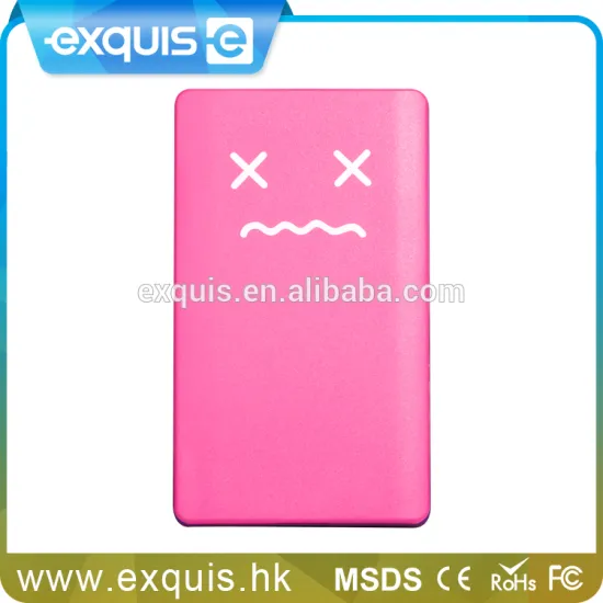 Credit card size 5000mah power bank with 1 year garantee