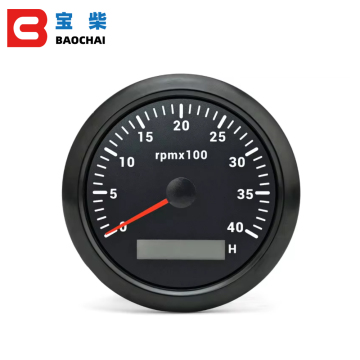 Sensor de tacómetro de motor diesel de 85 mm con calibre RPM y mérica digital