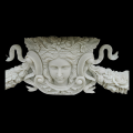 Neoclassical Floral Grandeur Marble Fireplace
