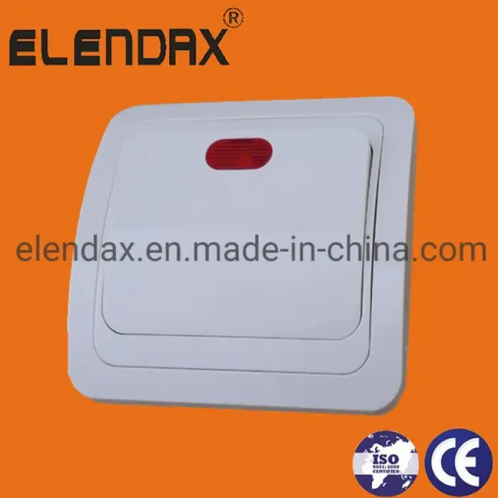 Европейский стандарт с двумя группами одностороннего выключателя света (F2102)