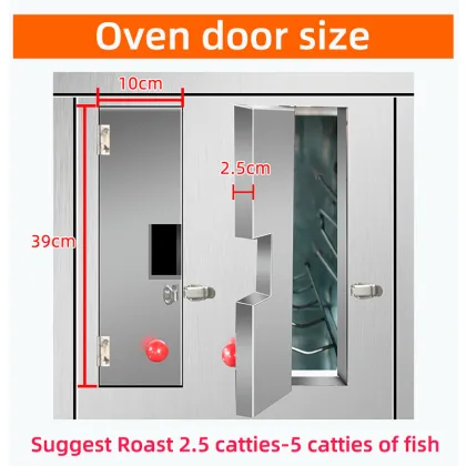 Portable Electric 3 Grid Barbecue Machine for Grilled Fish