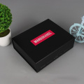 Custom Black Packaging Boxes Magnetic закрытие подарочная коробка