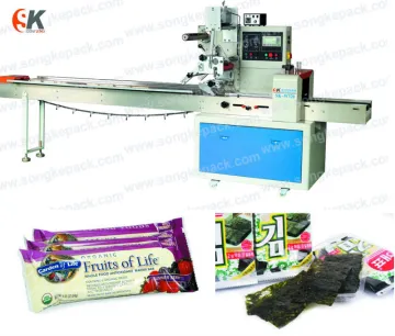 pillow bag flow wrap machine for chocolate