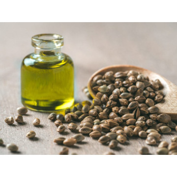 aceite portador de semillas de cáñamo para el cuidado de la piel