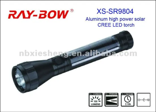 Aluminum solar torch