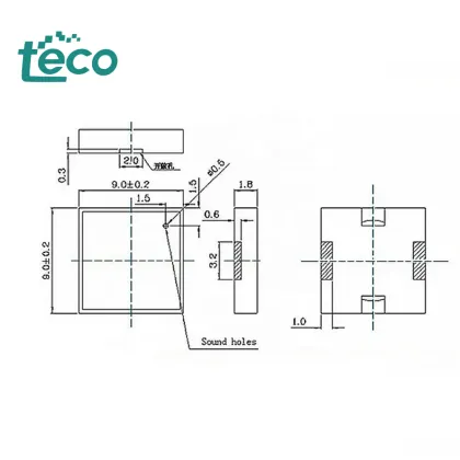 9018 SMD Magnetic Passive Buzzer: AC 3V, 5V, 12V Mini Alarm Electronic Devices