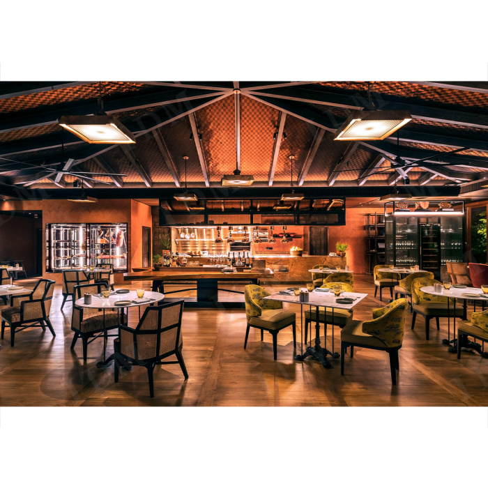 Fast Food Cafe Metal Coffee Table Restaurant Table