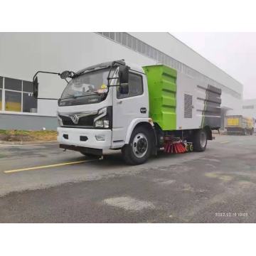 4x2 Lapangan Terbang Vacuum Road Sweeper Truck