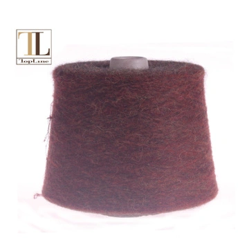Supersoft Alpaca Merino Wool Brush Yarn With Elasticity