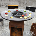 Corten Steel Brazier Firepit BBQ