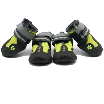 Colorful Waterproof Neoprene Winter Boots for Pets: Sport Style Mesh and Cotton Dog Shoes for Walking