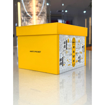 Custom printed cardboard box