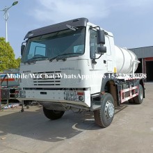 Howo Military 8t Campo séptico de alcantarillado