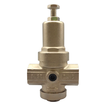 1/2 Inch Brass Thread Pressure Reducing Valve - Adjustable Water and Heating Valve