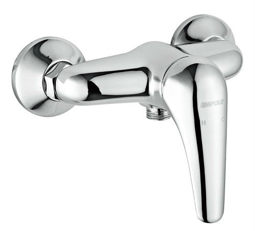 single lever shower mixer, stainless steel shower mixer, wall mounted shower mixer tap