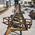 Projetos modulares de torres estaiadas para implantação eficiente